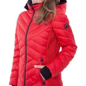 💰BOGO💰 NWT Náutica Red Puffer Hooded Jacket sz XXL